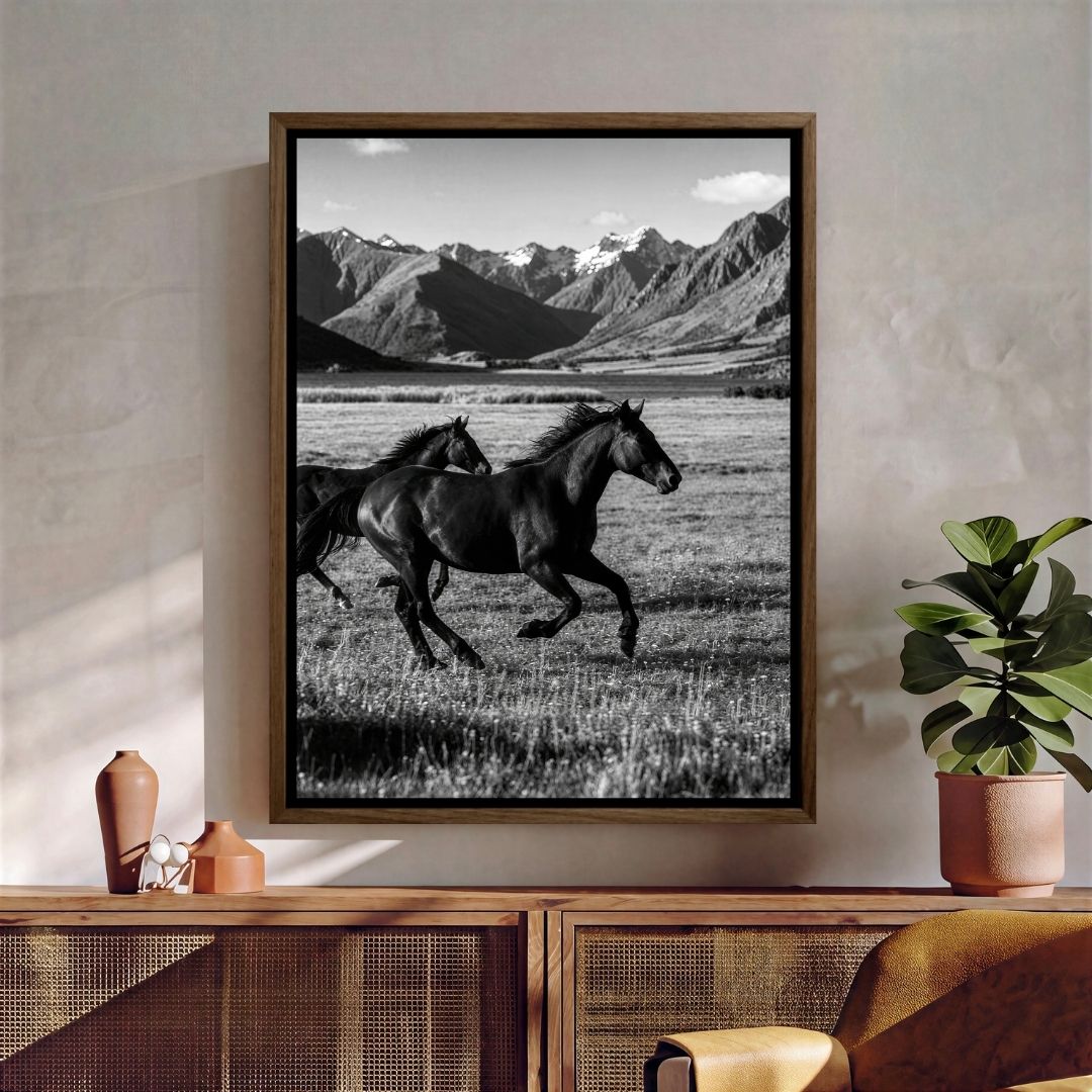 Horses Galloping