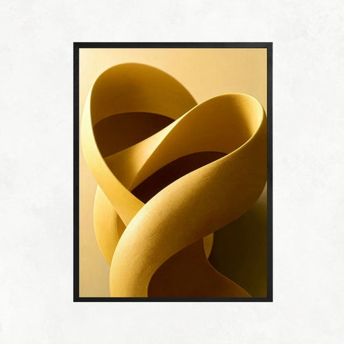 Abstract Yellow Shapes
