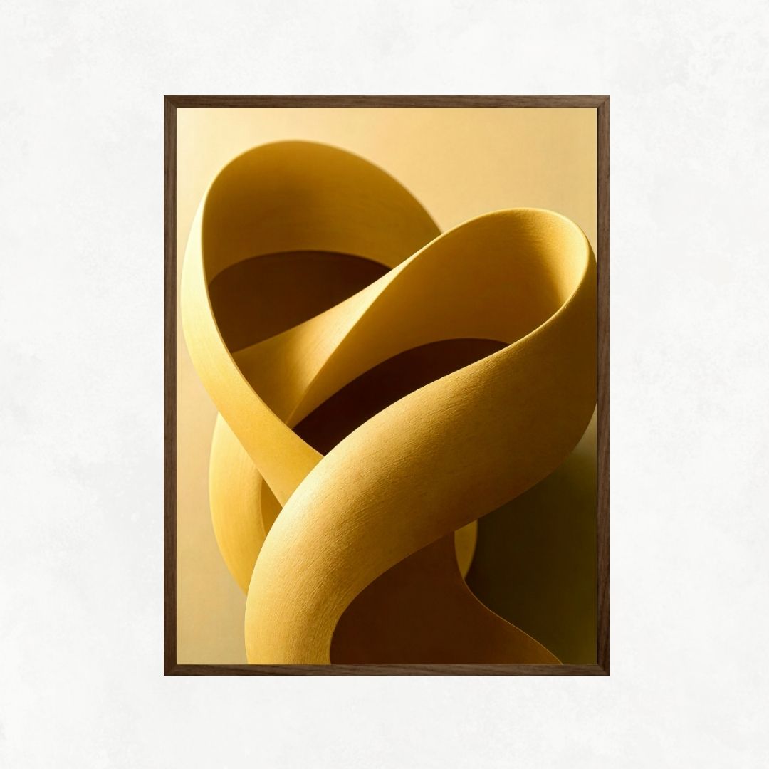 Abstract Yellow Shapes