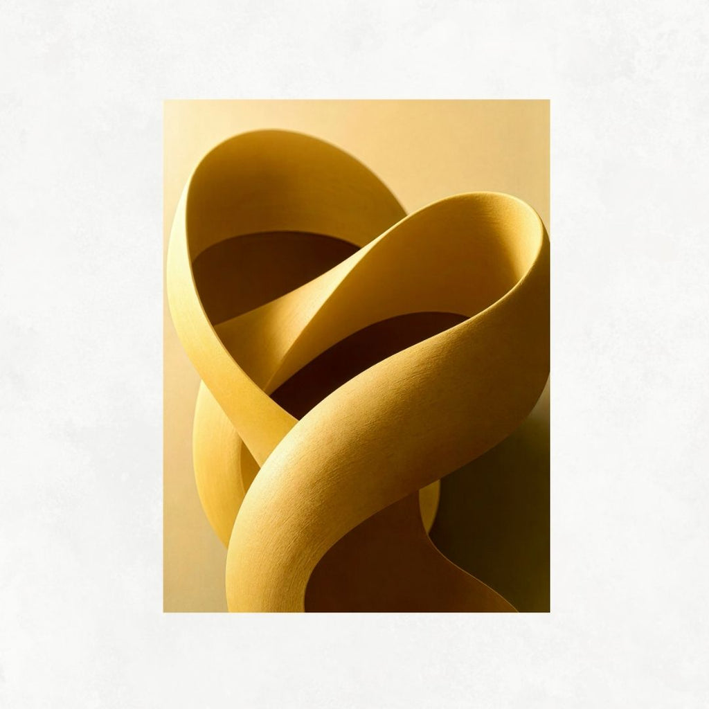 Abstract Yellow Shapes