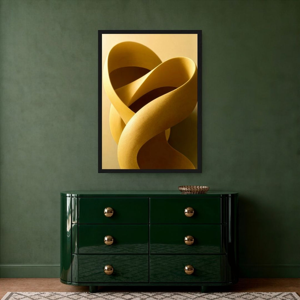 Abstract Yellow Shapes