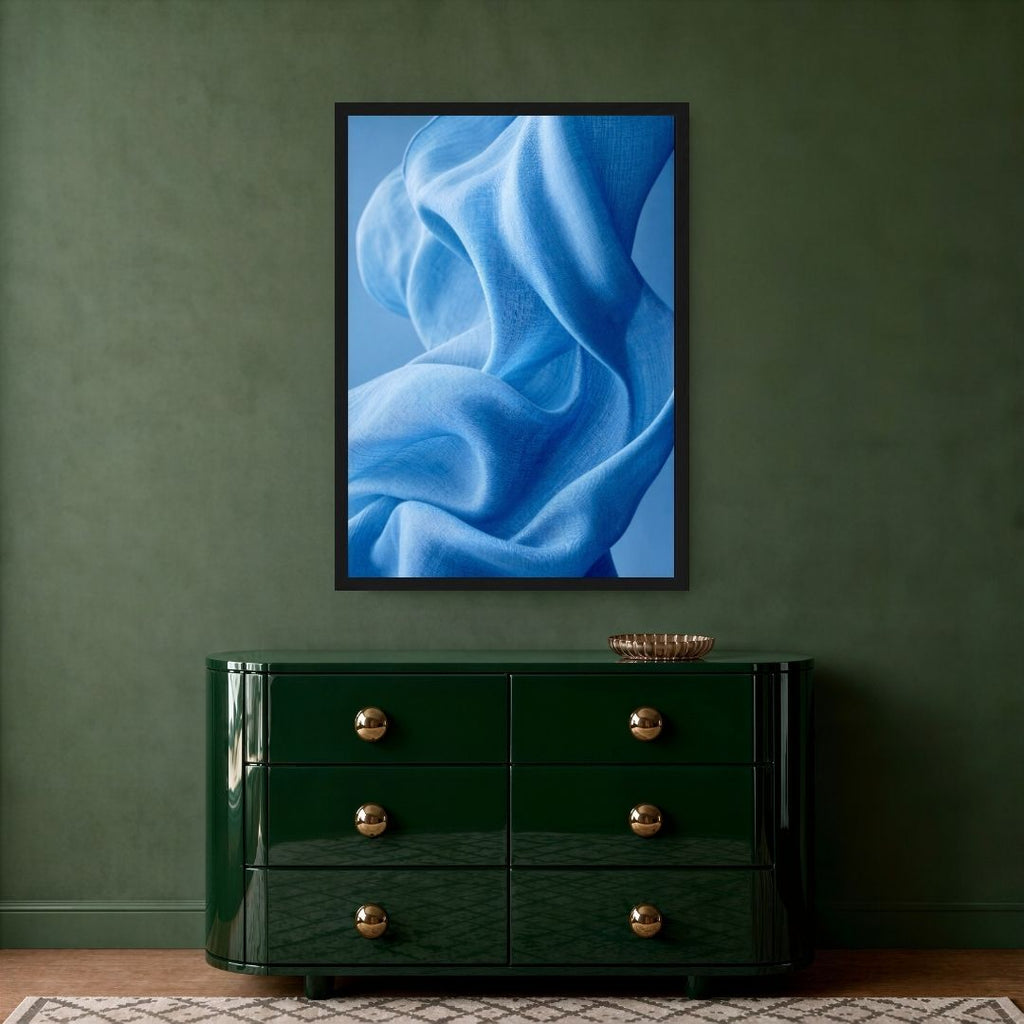 Abstract Blue Shapes