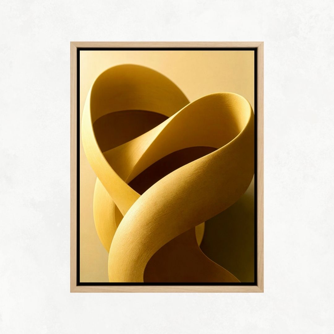 Abstract Yellow Shapes