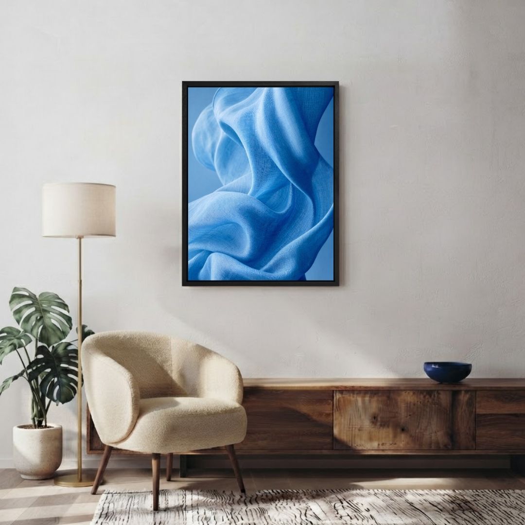 Abstract Blue Shapes