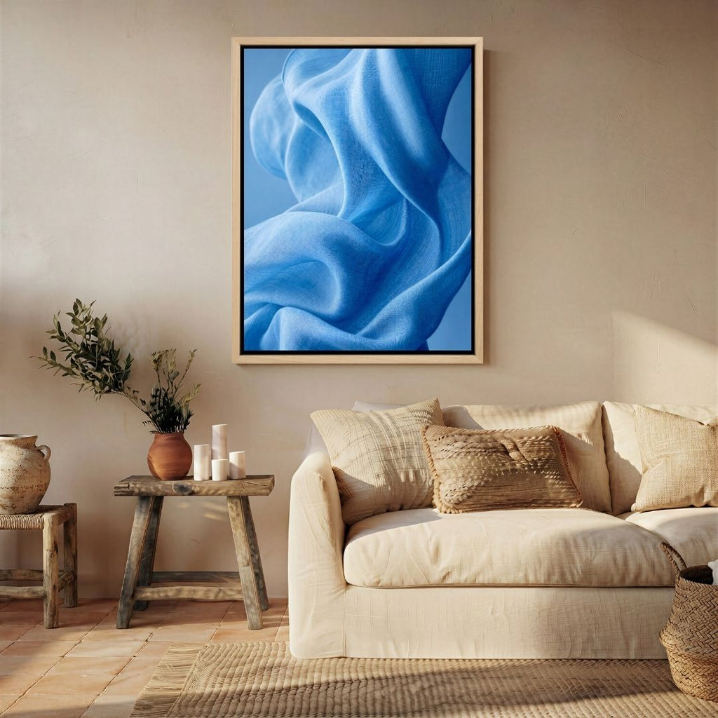 Abstract Blue Shapes