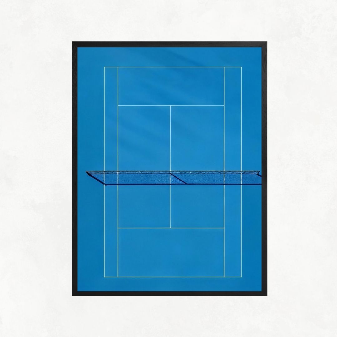 Blue Tennis Court