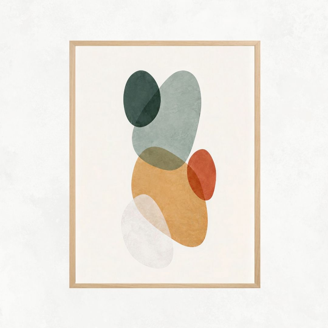 Abstract Soft Shapes No9