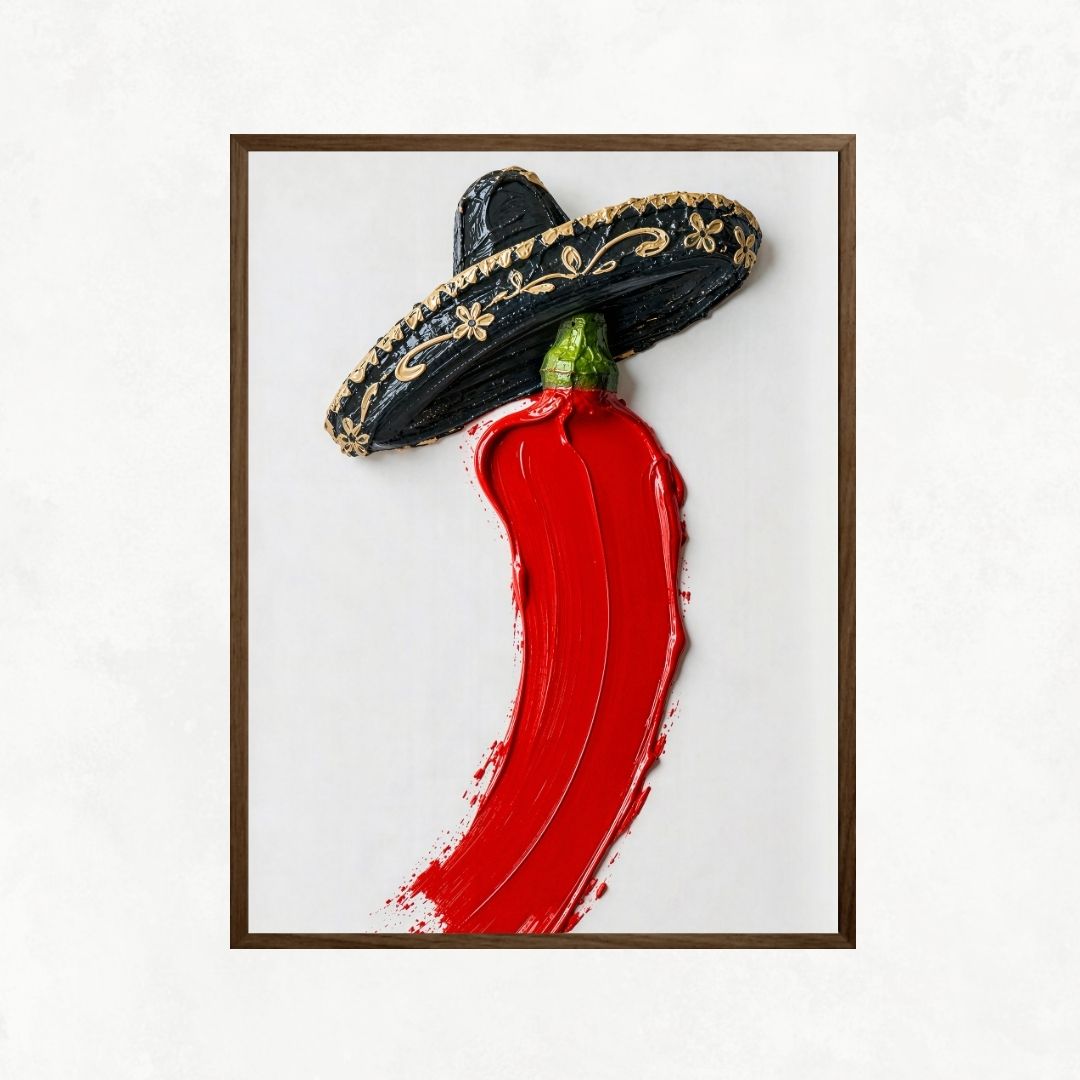 Chilli Mariachi Painting Style