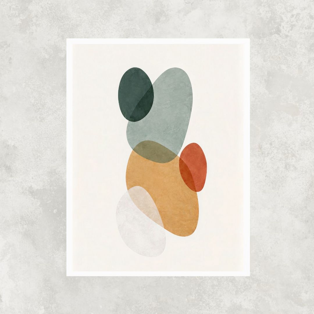 Abstract Soft Shapes No9