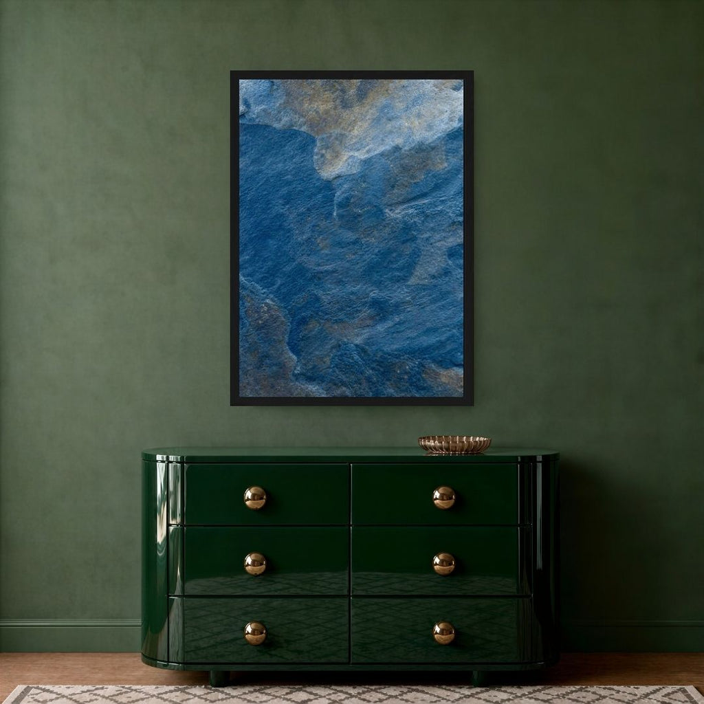Sophisticated Blue Stone
