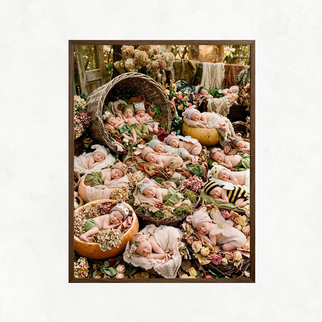 Children Sleeping Anne Geddes Style