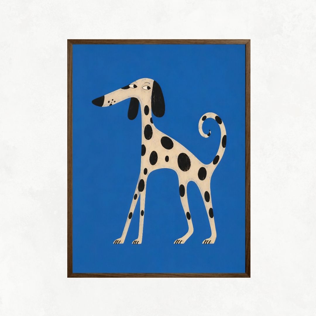 Dalmatian in Blue