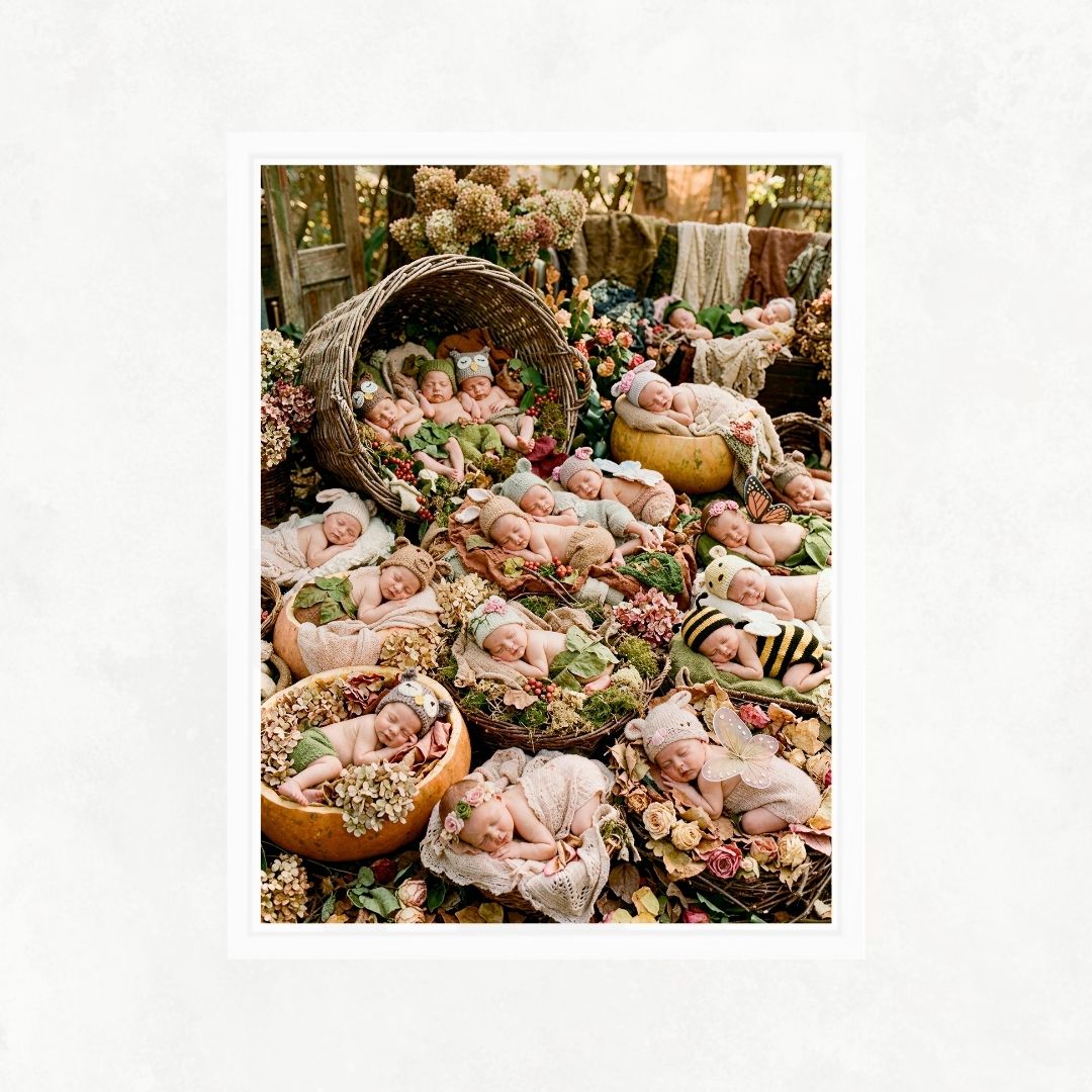Children Sleeping Anne Geddes Style