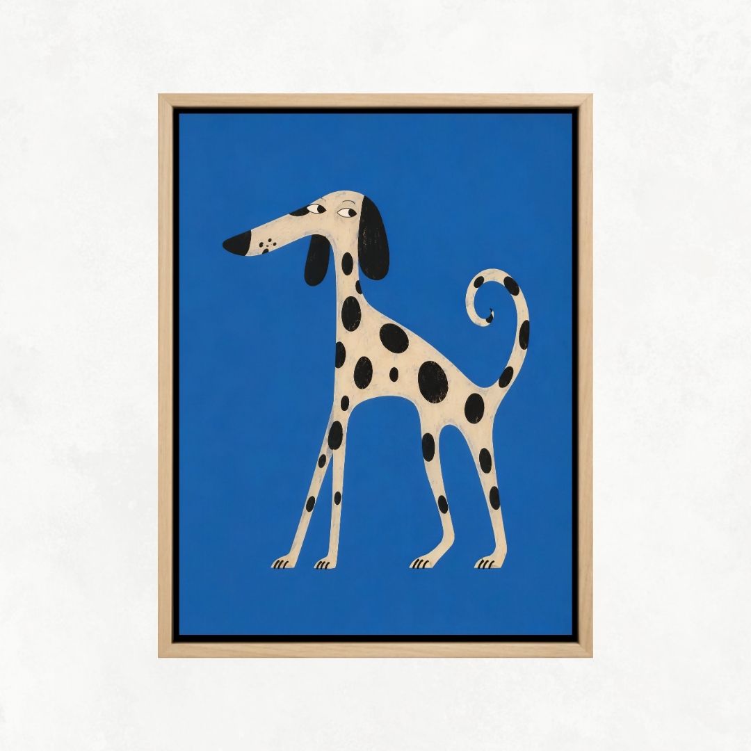 Dalmatian in Blue
