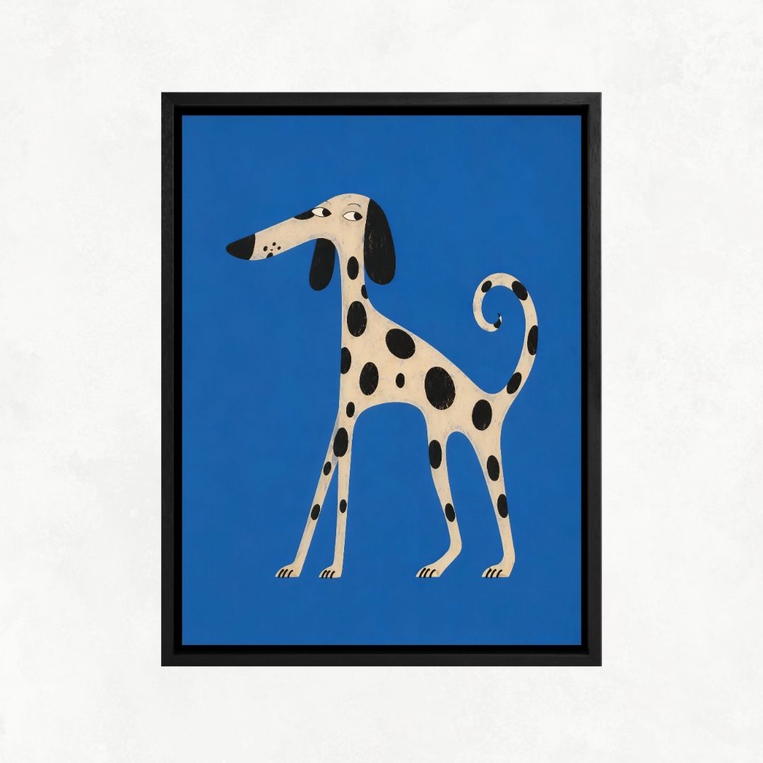 Dalmatian in Blue