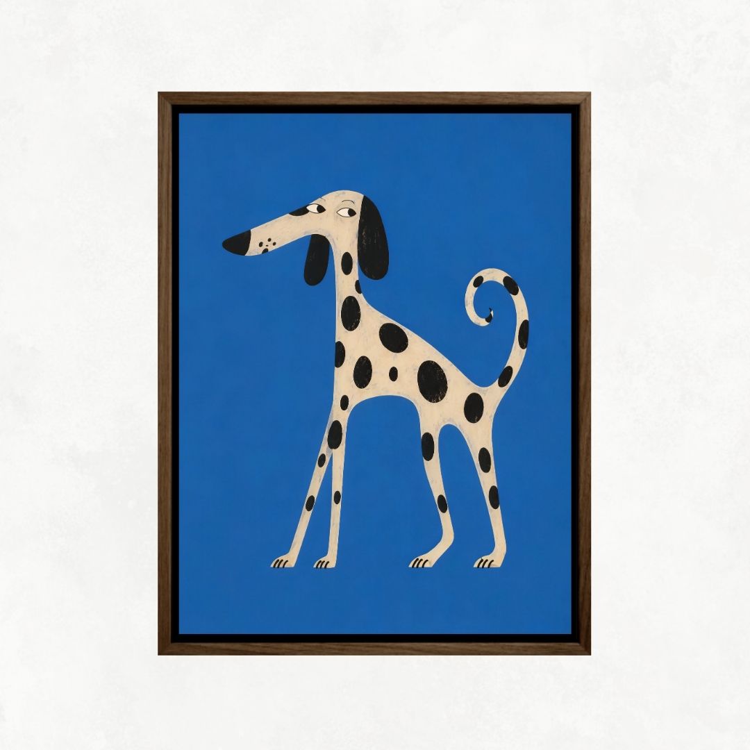 Dalmatian in Blue