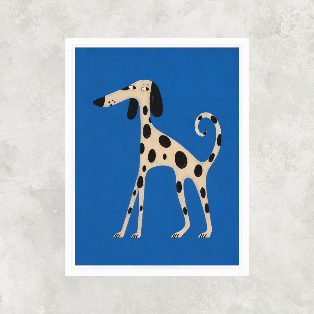 Dalmatian in Blue