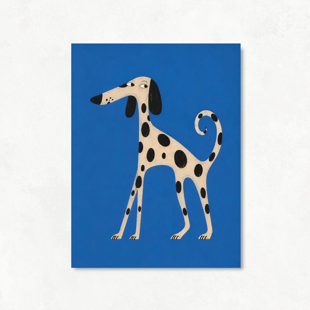 Dalmatian in Blue