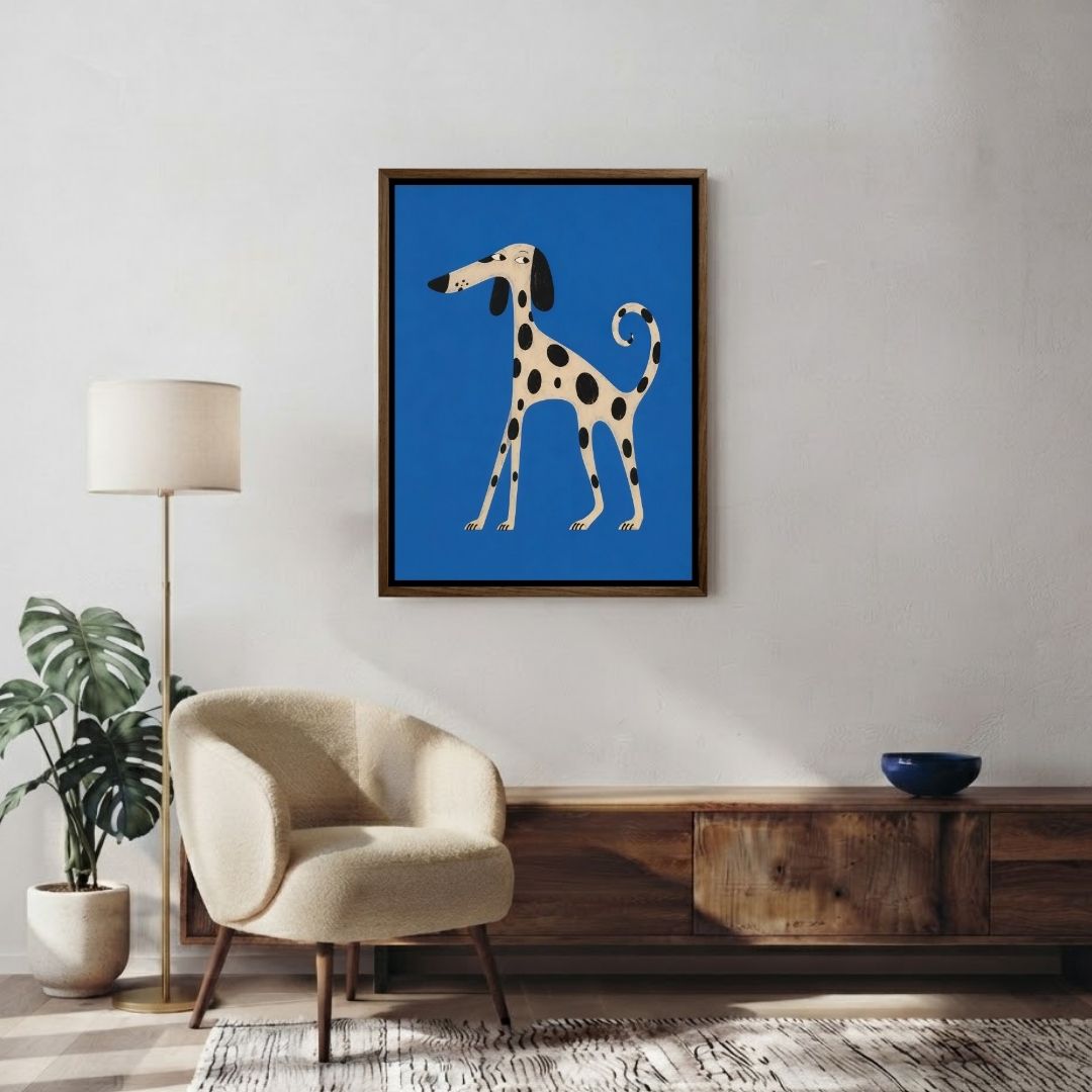 Dalmatian in Blue