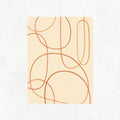 Abstract Orange Lines