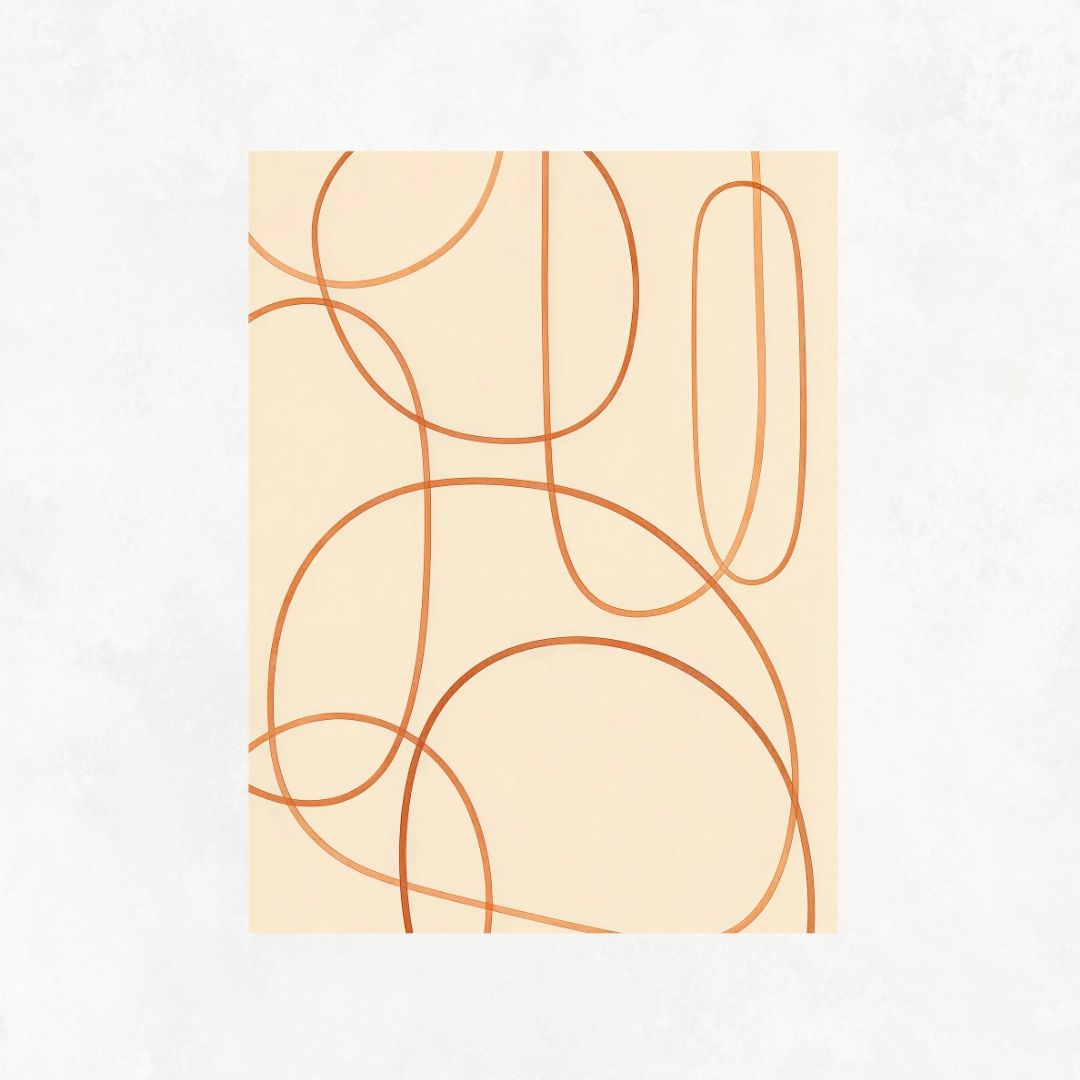 Abstract Orange Lines