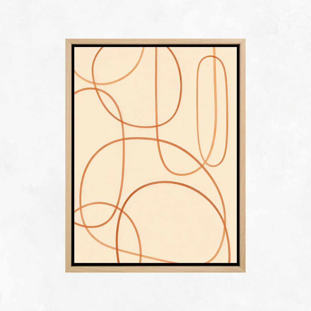 Abstract Orange Lines