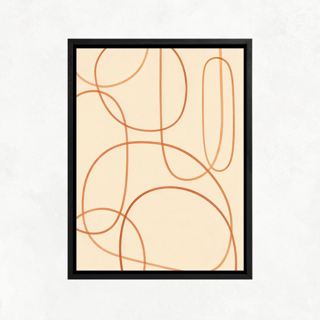 Abstract Orange Lines
