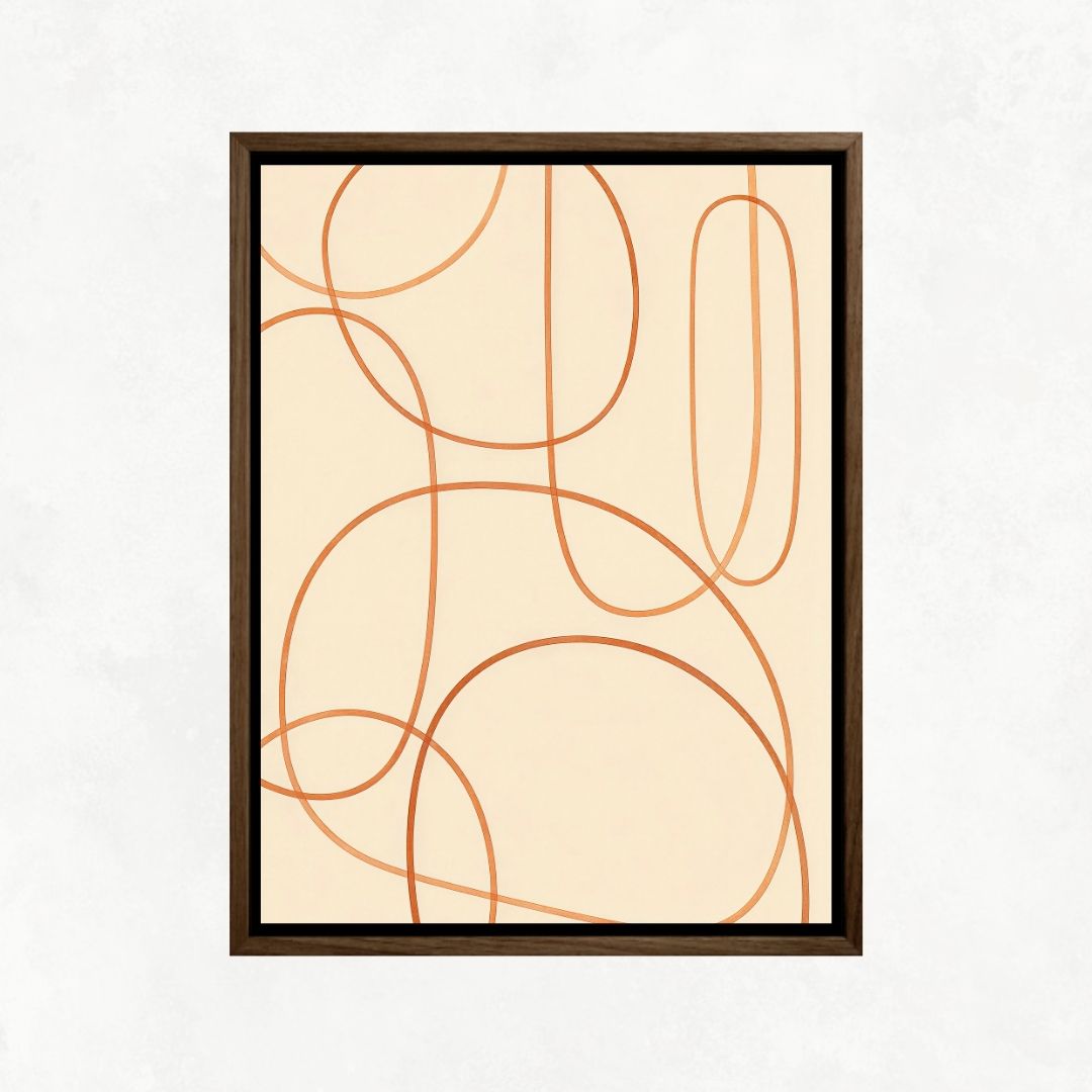 Abstract Orange Lines