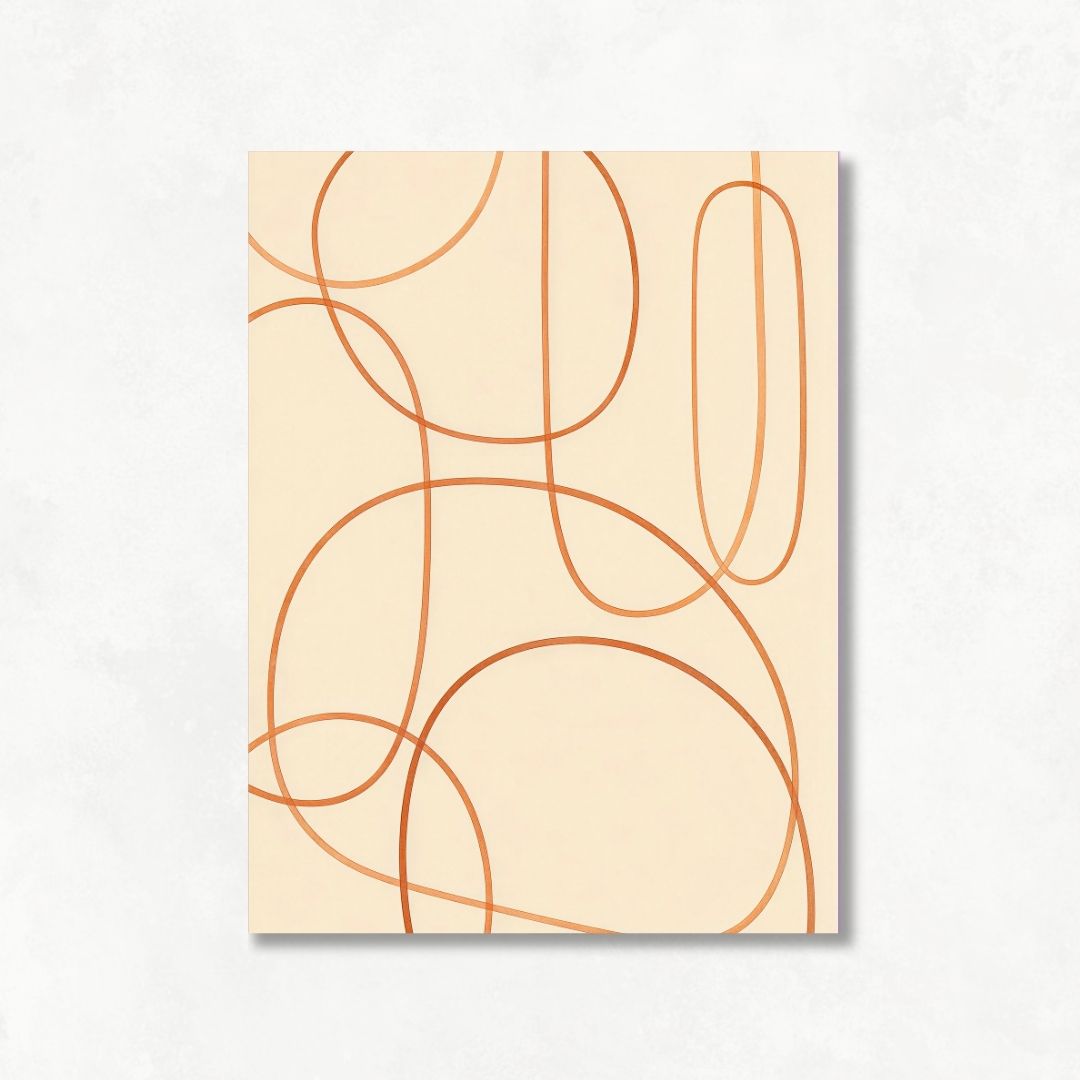 Abstract Orange Lines