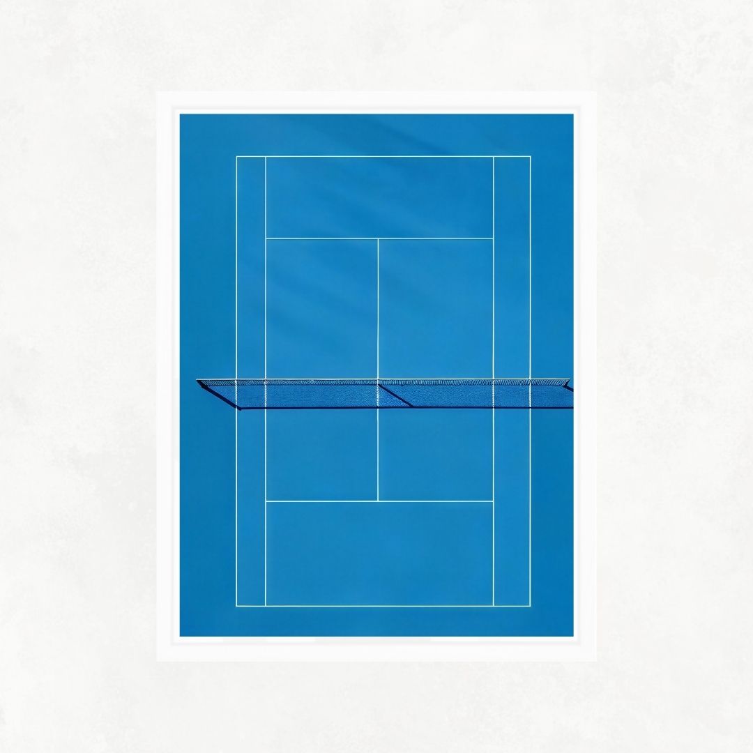 Blue Tennis Court