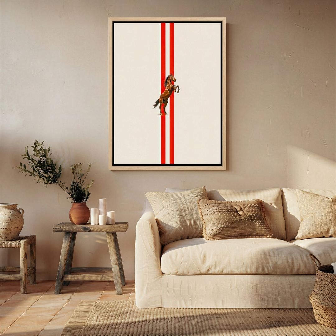Horse through Red Lines