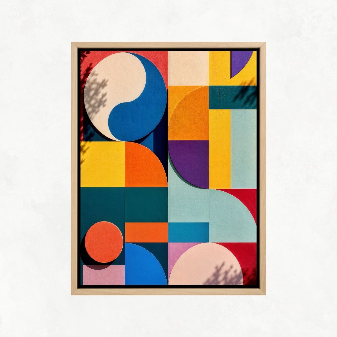 Geometric Colourful Wall