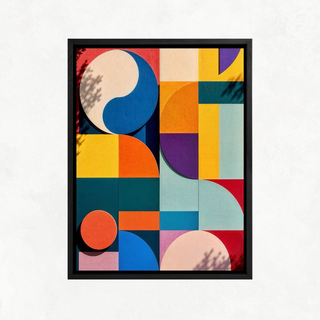 Geometric Colourful Wall