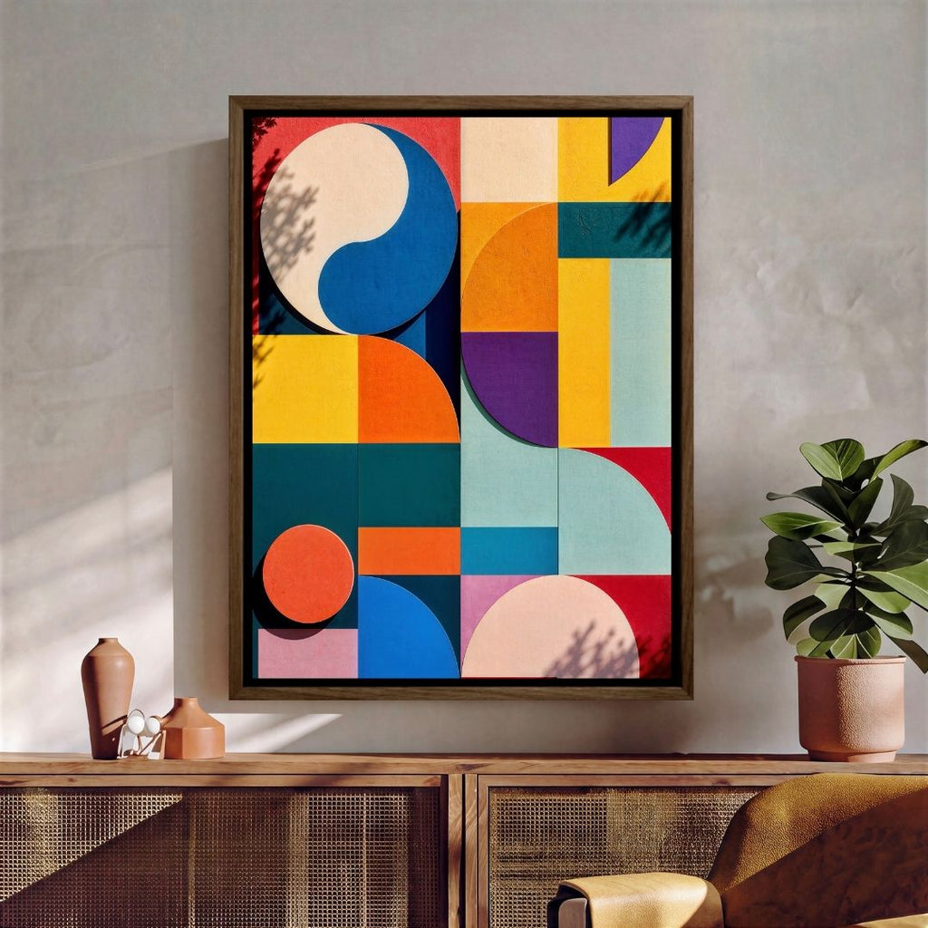 Geometric Colourful Wall