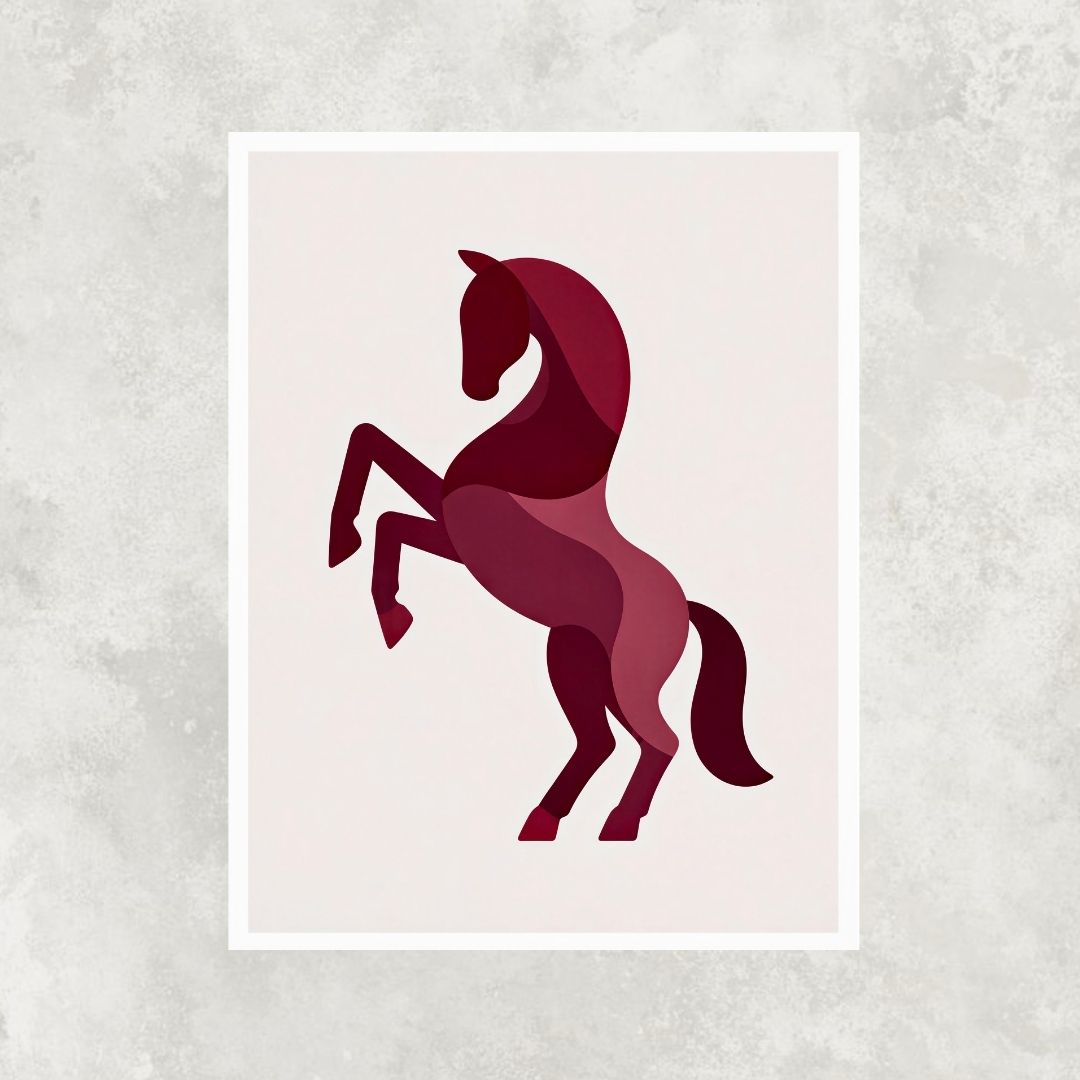 Burgundy Horse
