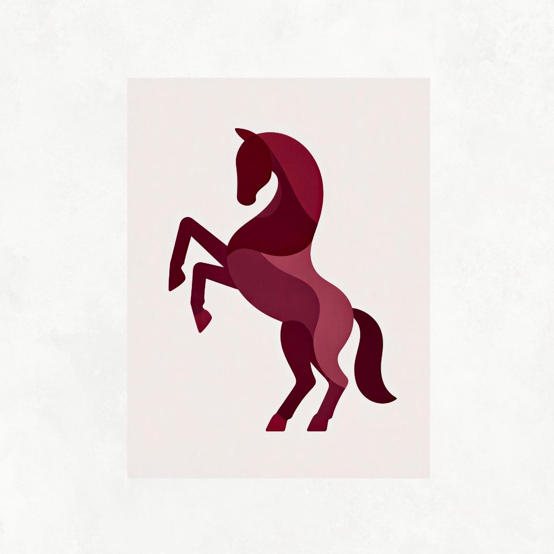 Burgundy Horse