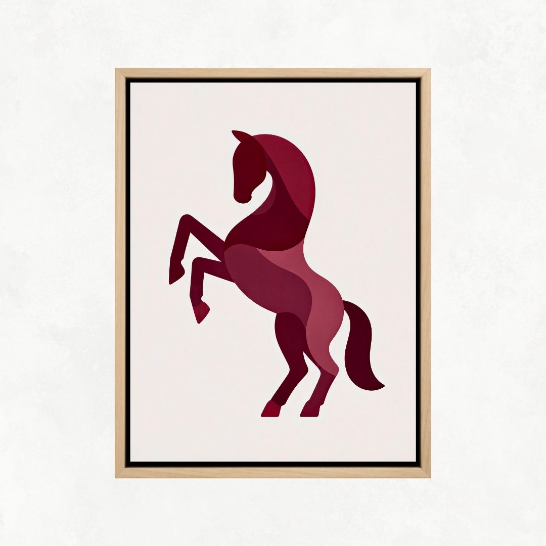 Burgundy Horse