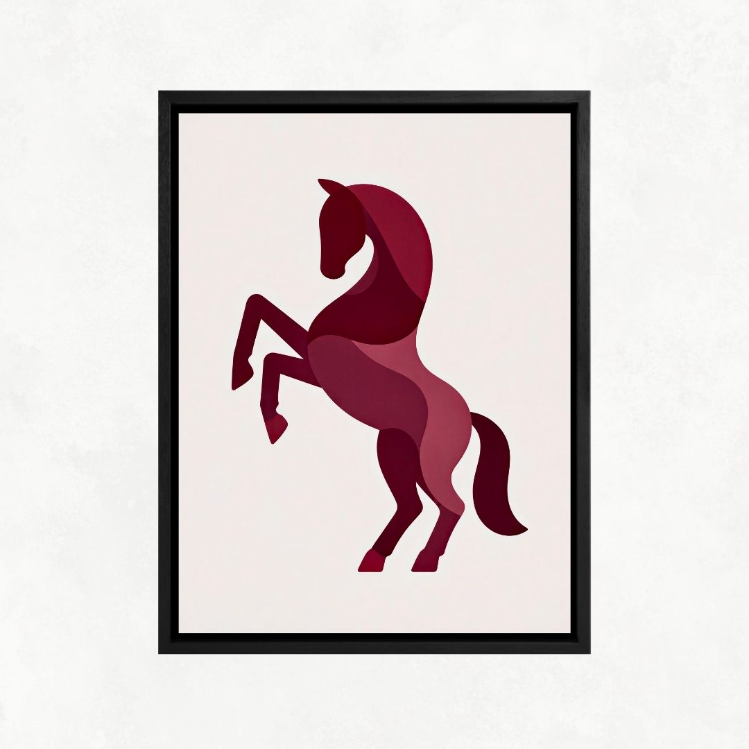 Burgundy Horse