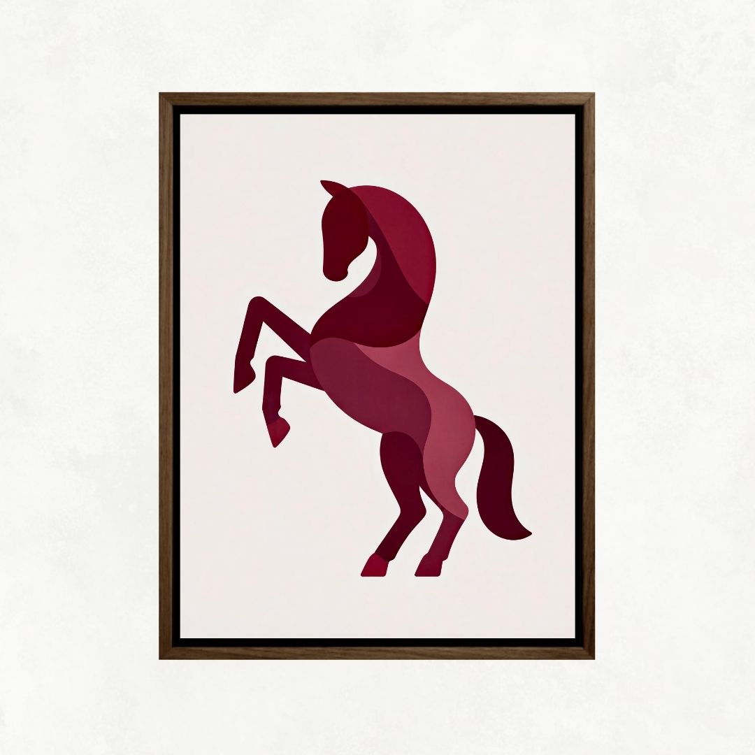 Burgundy Horse