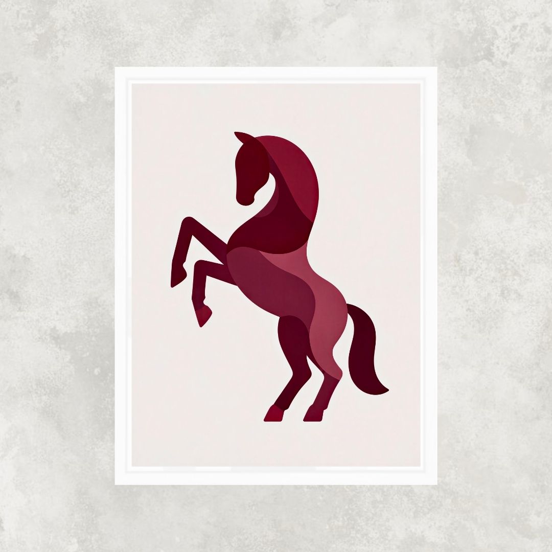 Burgundy Horse