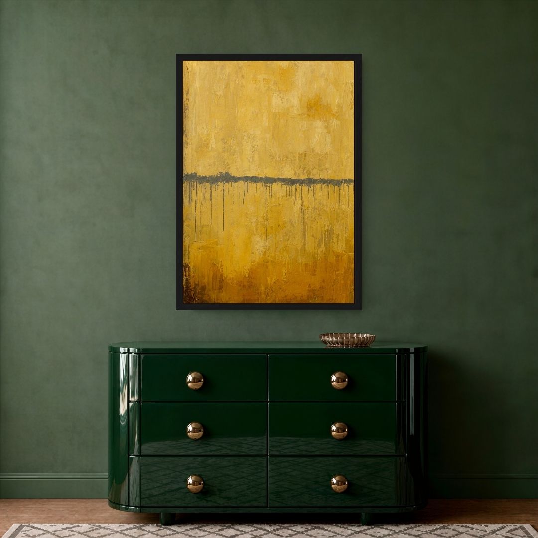 Grey Line on Ochre
