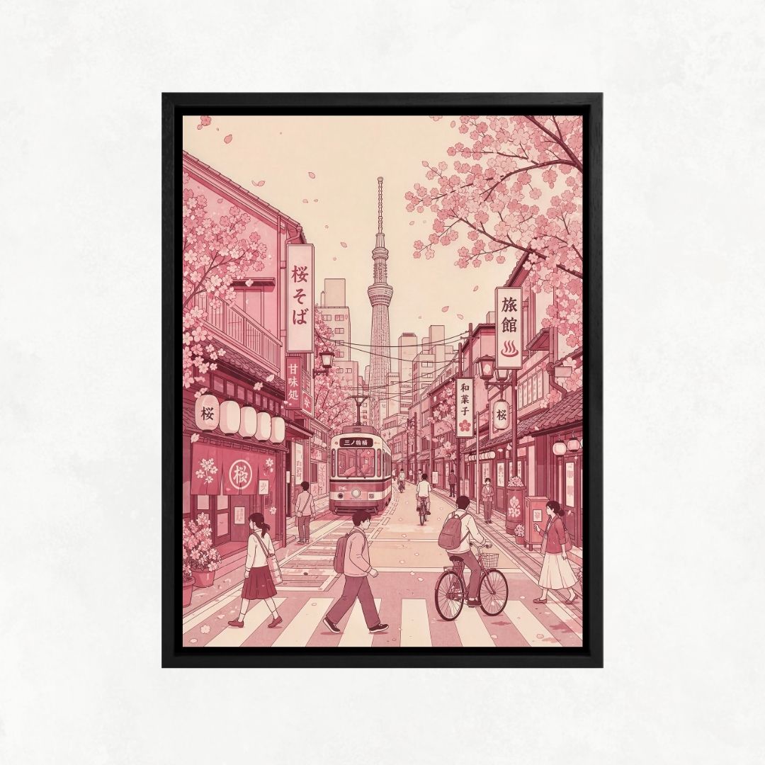 Pink Japanese Street