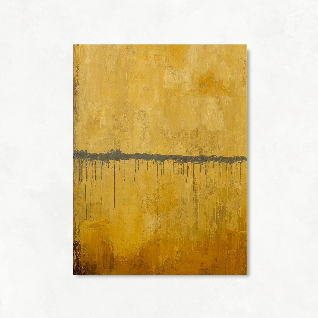 Grey Line on Ochre