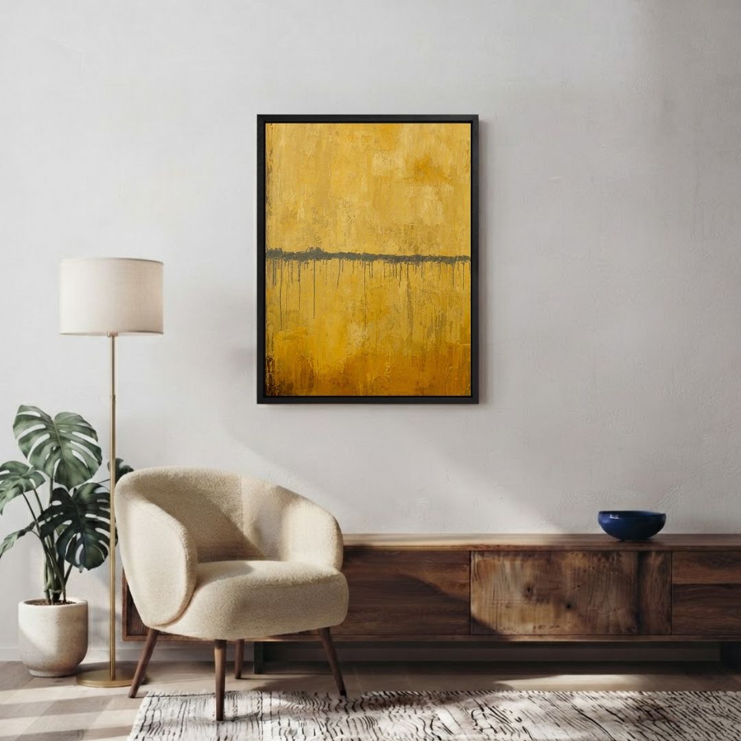 Grey Line on Ochre