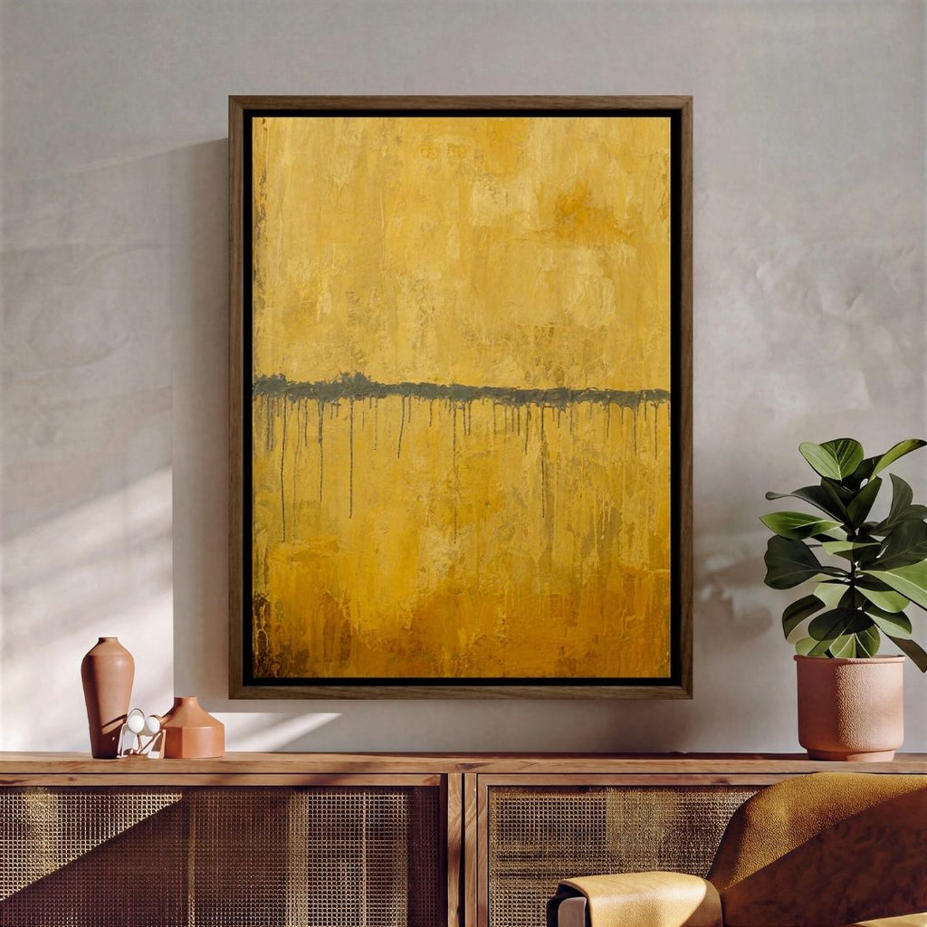 Grey Line on Ochre